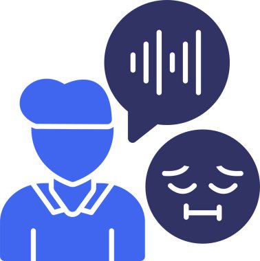 üzgün kadın yüz simgesi