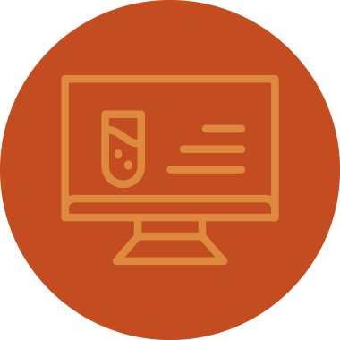 Bilgisayarın vektör illüstrasyonu