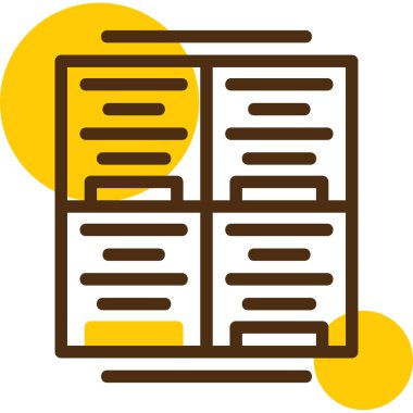 veri analiz web simgesi basit tasarım