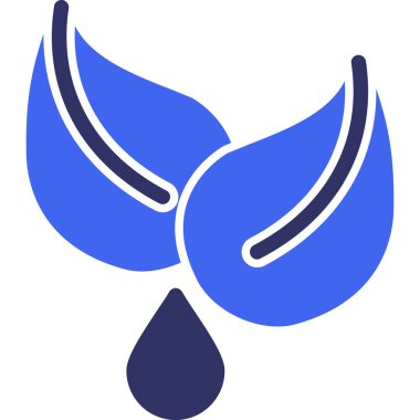 Yaprak ikonu vektör illüstrasyonu