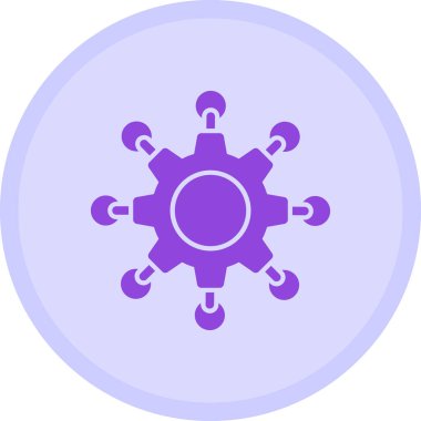 Vektör kar tanesi web simgesi