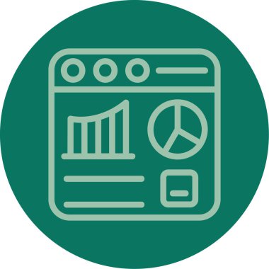 seo modern simgesinin vektör illüstrasyonu