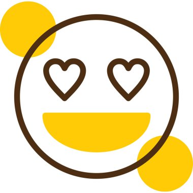 Gülümse ikon vektör illüstrasyonu