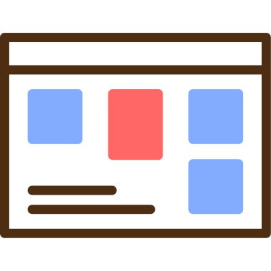 Ağ simgesi. vektör illüstrasyonu