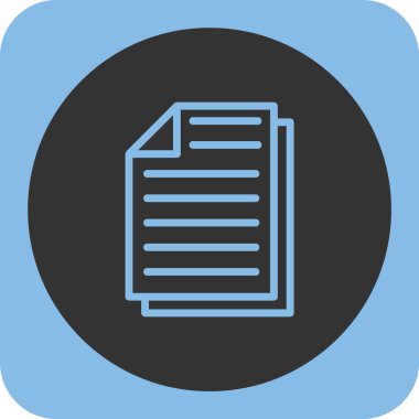 belge simgesi, vektör illüstrasyon tasarımı