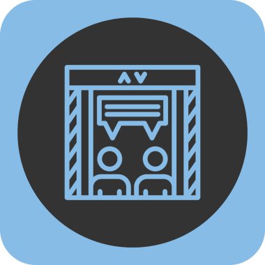 atm simge vektör illüstrasyonu