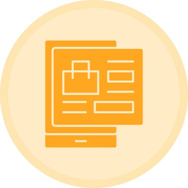 belge simgesi vektör illüstrasyonu