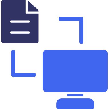 Dosya. Web simgesi basit illüstrasyon