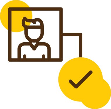 Bir belge simgesinin vektör illüstrasyonu