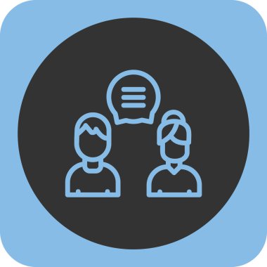 İnsan simgesinin vektör illüstrasyonu