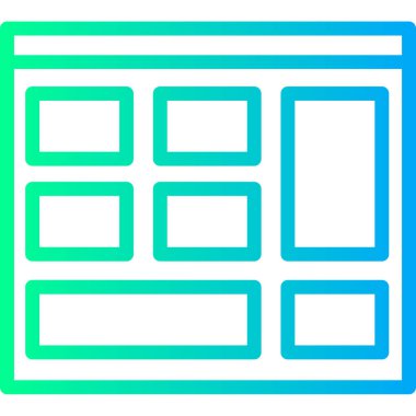 Modern b 'nin vektör illüstrasyonu eksik simgesi