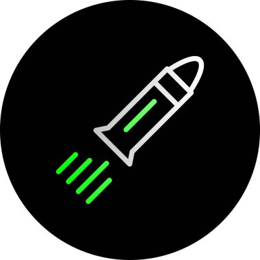 Projeniz için vektör roket simgesi