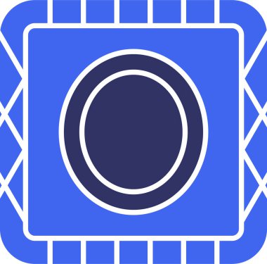 Çip. Web simgesi basit illüstrasyon