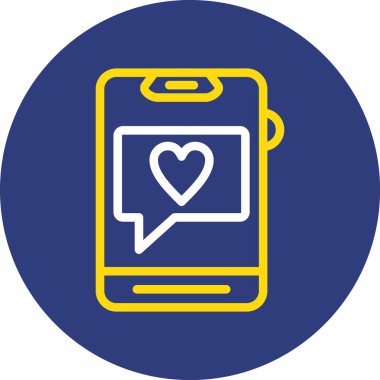 Akıllı telefon. Web simgesi basit illüstrasyon