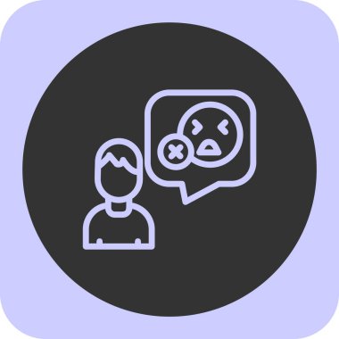 chat vektör simgesi modern basit tasarım