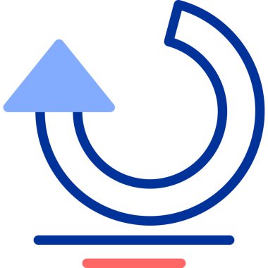 Ok. Web simgesi basit illüstrasyon