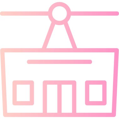 Modern bir simgenin vektör illüstrasyonu