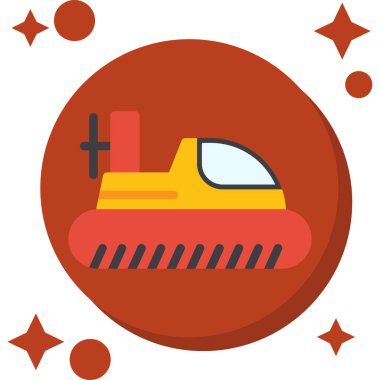 Gemi simgesi vektör illüstrasyonu