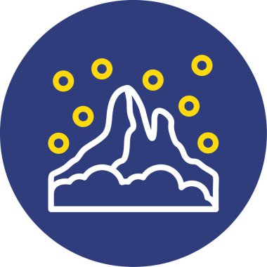 Volkan Web simgesi basit tasarım