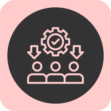 vektör simgesi modern basit illüstrasyon ayarlanıyor