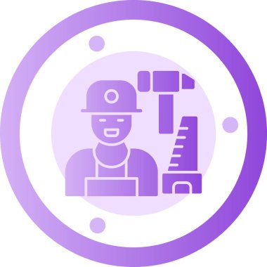 Bir gaz simgesinin vektör illüstrasyonu