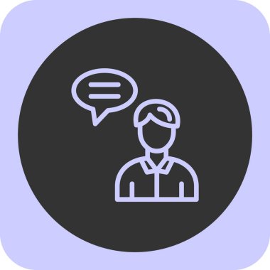 Modern simgenin vektör illüstrasyonu