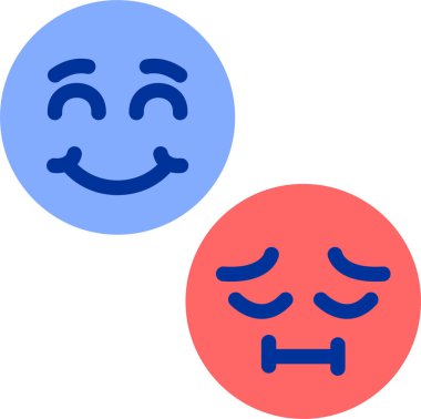 emoji. Web simgesi basit illüstrasyon