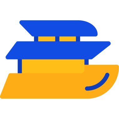 Düz dizaynlı Çin Yeni Yıl ikonu