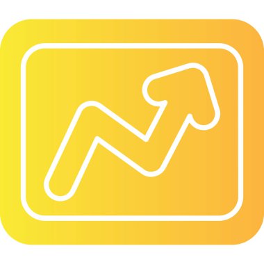 Tek bir simgenin vektör illüstrasyonu