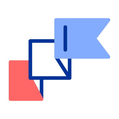 sohbet vektörü düz renk simgesi