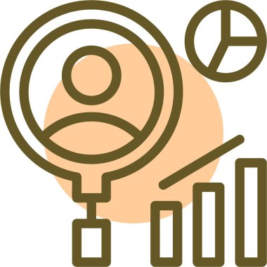 Bir ampul simgesinin vektör illüstrasyonu