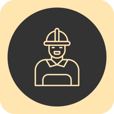 Mühendis simgesi soyut grupta izole edildi