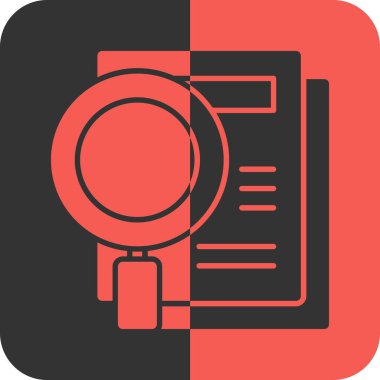 Arama simgesi, vektör illüstrasyonu