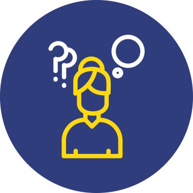 soru işareti simgesi, vektör illüstrasyonu