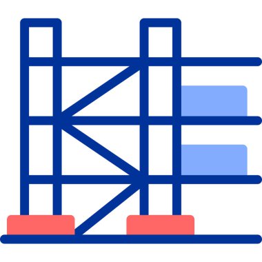 Vinç ağ simgesi oluşturma basit bir resimleme