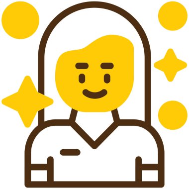 Avatar Adam simgesi. Basit resimleme