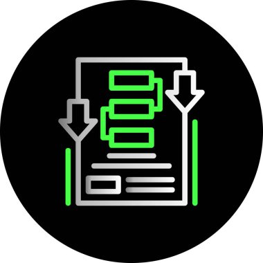 Resim belgesi simgesi düz illüstrasyon