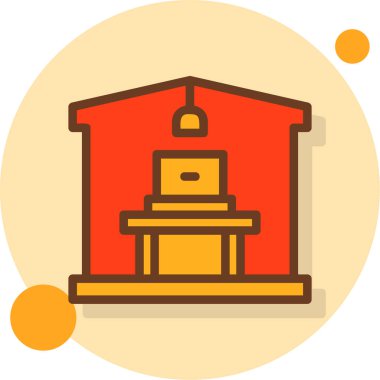 Modern simge vektör illüstrasyonu oluşturuluyor