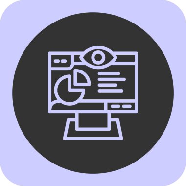 Modern simgenin vektör illüstrasyon simgesi