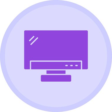 Bilgisayar. Web simgesi basit illüstrasyon