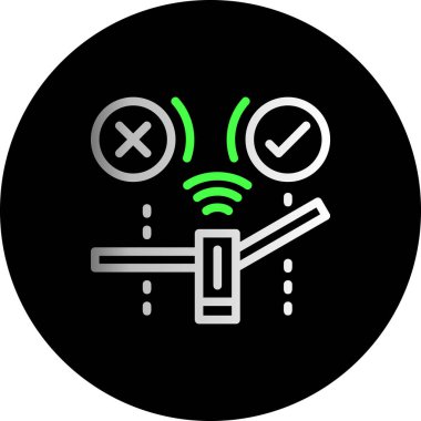 Kablosuz. Basit düz resimleme