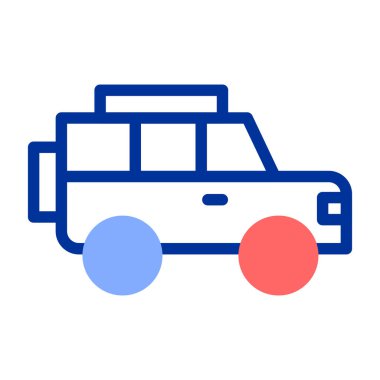 - Araba. Web simgesi basit illüstrasyon