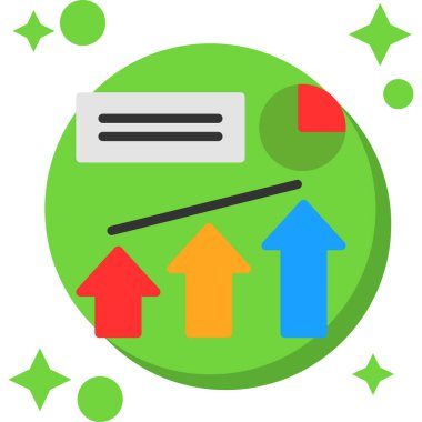 İş grafiği vektör çizim