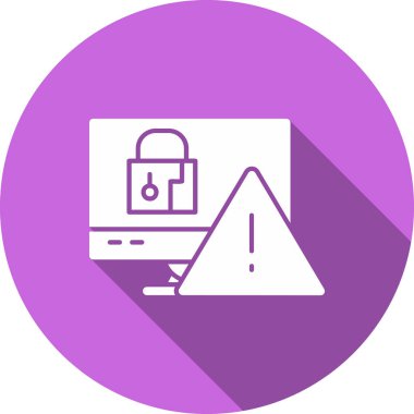 Veri koruma simgesi, vektör çizim