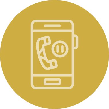 telefon vektör simgesi modern ikon vektör çizimi