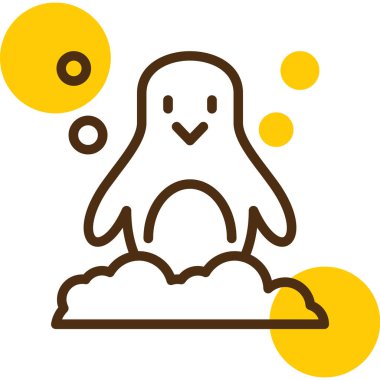 Hayvan. Web simgesi basit illüstrasyon