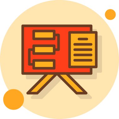 Reklam reklam pazarlama simgesi düz stil