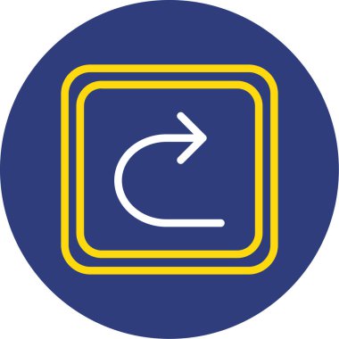 vektör sola simgesi