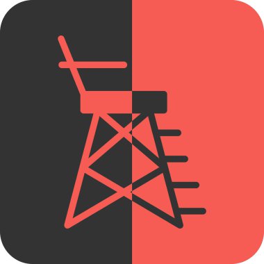 kule simgesi, vektör illüstrasyonu