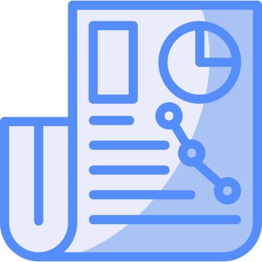 Belge. Web simgesi basit illüstrasyon